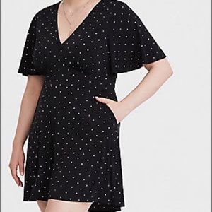 Torrid polka dot romper